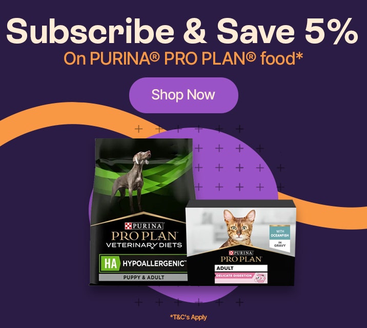 Subscribe & Save 5% On Purina Pro Plan Food*