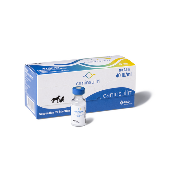 Caninsulin Suspension for Injection for Dogs and Cats 40IU/ml 2.5ml 16700