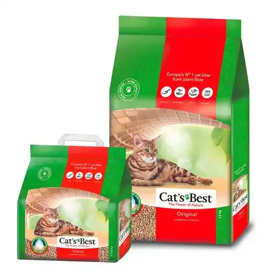 Cats Best Original Clumping Wood Fibre Cat Litter 11305